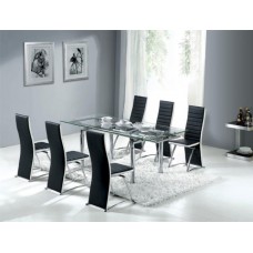E12-F53 Modern Dining Table and Chair Set